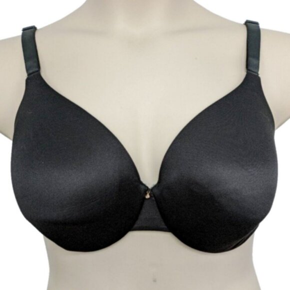 Lane Bryant Cacique Bra Invisible Backsmoother Full Coverage Black Size 40DDD - Picture 6 of 7